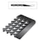 Rhino Mats K-Series Comfort Drainage Mat, Rubber, Drainage Holes, 3 ft W x 20 ft L, Black KCT-320B - alternate 2